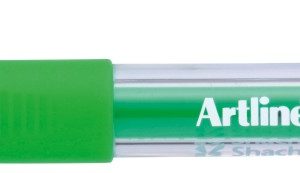 Pix cu gel ARTLINE Softline 1700, rubber grip, varf 0.7mm - verde fluorescent