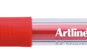 Pix cu gel ARTLINE Softline 1700, rubber grip, varf 0.7mm - rosu