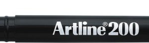 Liner ARTLINE 200, varf fetru 0.4mm - negru