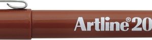Liner ARTLINE 200, varf fetru 0.4mm - maro