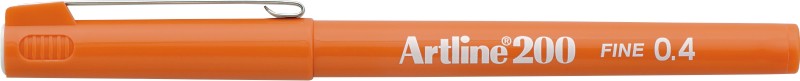 Liner ARTLINE 200, varf fetru 0.4mm - portocaliu
