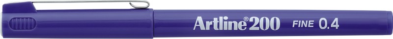Liner ARTLINE 200, varf fetru 0.4mm - mov