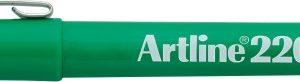 Liner ARTLINE 220, varf fetru 0.2mm - verde