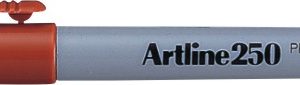 Permanent marker ARTLINE 250, corp plastic, varf rotund 0.4mm - maro