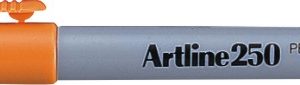 Permanent marker ARTLINE 250, corp plastic, varf rotund 0.4mm - portocaliu
