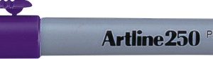 Permanent marker ARTLINE 250, corp plastic, varf rotund 0.4mm - mov