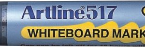Marker pentru tabla de scris ARTLINE 517 - Dry safe ink, varf rotund 2.0mm - albastru