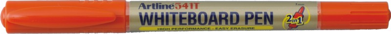 Marker pentru tabla de scris ARTLINE 541T, doua capete - varfuri rotunde 0.4mm/1.0mm - portocaliu