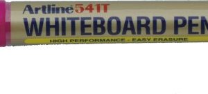 Marker pentru tabla de scris ARTLINE 541T, doua capete - varfuri rotunde 0.4mm/1.0mm - roz