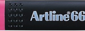 Textmarker ARTLINE 660, varf tesit 1.0-4.0mm - roz fluorescent