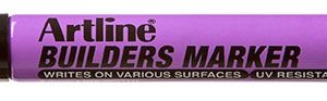Marker ARTLINE, pentru constructori, corp plastic, varf rotund 2.3mm - negru