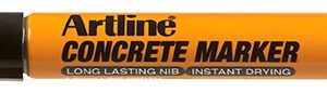 Marker ARTLINE, pentru beton, corp plastic, cart rotund 1.5mm - negru