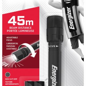 Lanterna LED X-Focus, raza de 45m + 2 baterii AA, Energizer