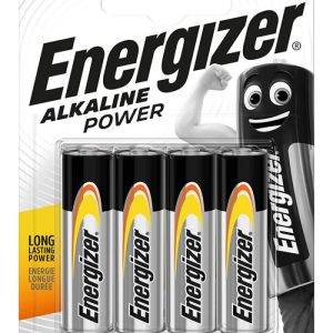 Baterii alkaline AA, 4 buc/set, Energizer