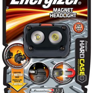 Lanterna LED de cap Magnet Headlight, 250 lumeni, raza de 60m + 3 baterii AAA, Energizer