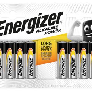 Baterii alkaline AA, 8 buc/set, Energizer