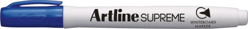 Marker pentru tabla de scris ARTLINE Supreme - Dry safe ink, varf rotund 1.5mm - albastru