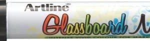 Marker pentru tabla de sticla ARTLINE Glassboard, varf rotund 2.0mm - negru