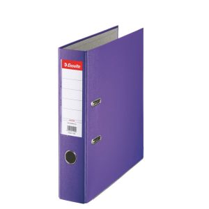 Biblioraft Esselte Economy, PP, partial reciclat, FSC, A4, 75 mm, mov
