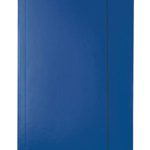 Mapa cu elastic ESSELTE Economy, carton, A4, albastru inchis