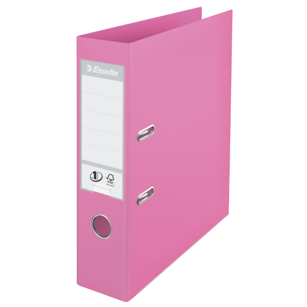 Biblioraft Esselte No.1 Power, PP/PP, partial reciclat, FSC, A4, 75 mm, violet