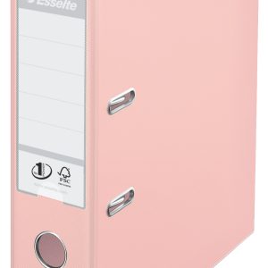 Biblioraft Esselte No.1 Power, PP/PP, partial reciclat, FSC, A4, 75 mm, culoarea piersicii