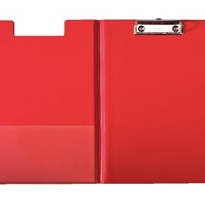 Clipboard Esselte dublu, PP, FSC, A4, 100 coli, rosu
