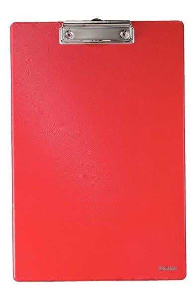 Clipboard Esselte Standard, PP, FSC, A4, 100 coli, rosu