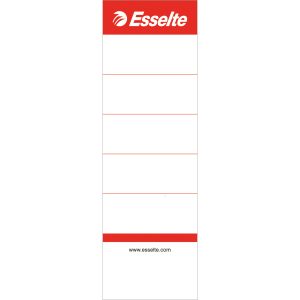 Etichete pentru biblioraft ESSELTE, interschimbabile, carton, 75 mm, 10 buc/set, alb