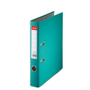 Biblioraft Esselte Economy, PP, partial reciclat, FSC, A4, 50 mm, turcoaz