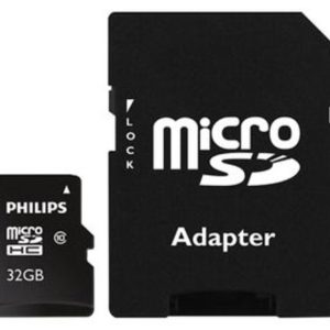 Card memorie Micro SDHC, cu adaptor SD, clasa 10, PHILIPS - 32GB