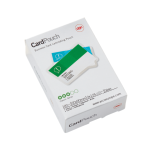 Folie laminare GBC, la cald, tip card, 60x90 mm, 125 mic, 100 buc/set