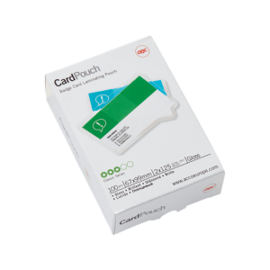 Folie laminare GBC, la cald, tip ecuson, 67x99mm, 125 mic, 100 buc/set