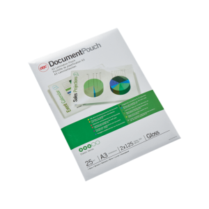 Folie laminare GBC, la cald, A3, 125 mic, 25 buc/set