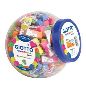Radiera simpla, 38x16x15mm, culori fluorescente - GIOTTO