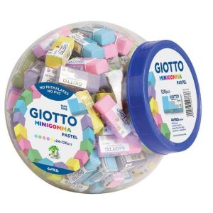 Radiera simpla, 38x16x15mm, culori pastel - GIOTTO