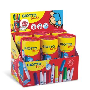 Carioca super lavabila, varf 5mm, 10 culori/tub, GIOTTO be-be
