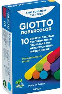 Creta colorata, cilindrica, 10 buc/cutie, GIOTTO
