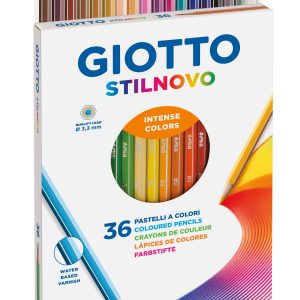 Creioane colorate 36 culori/cutie, GIOTTO Stilnovo