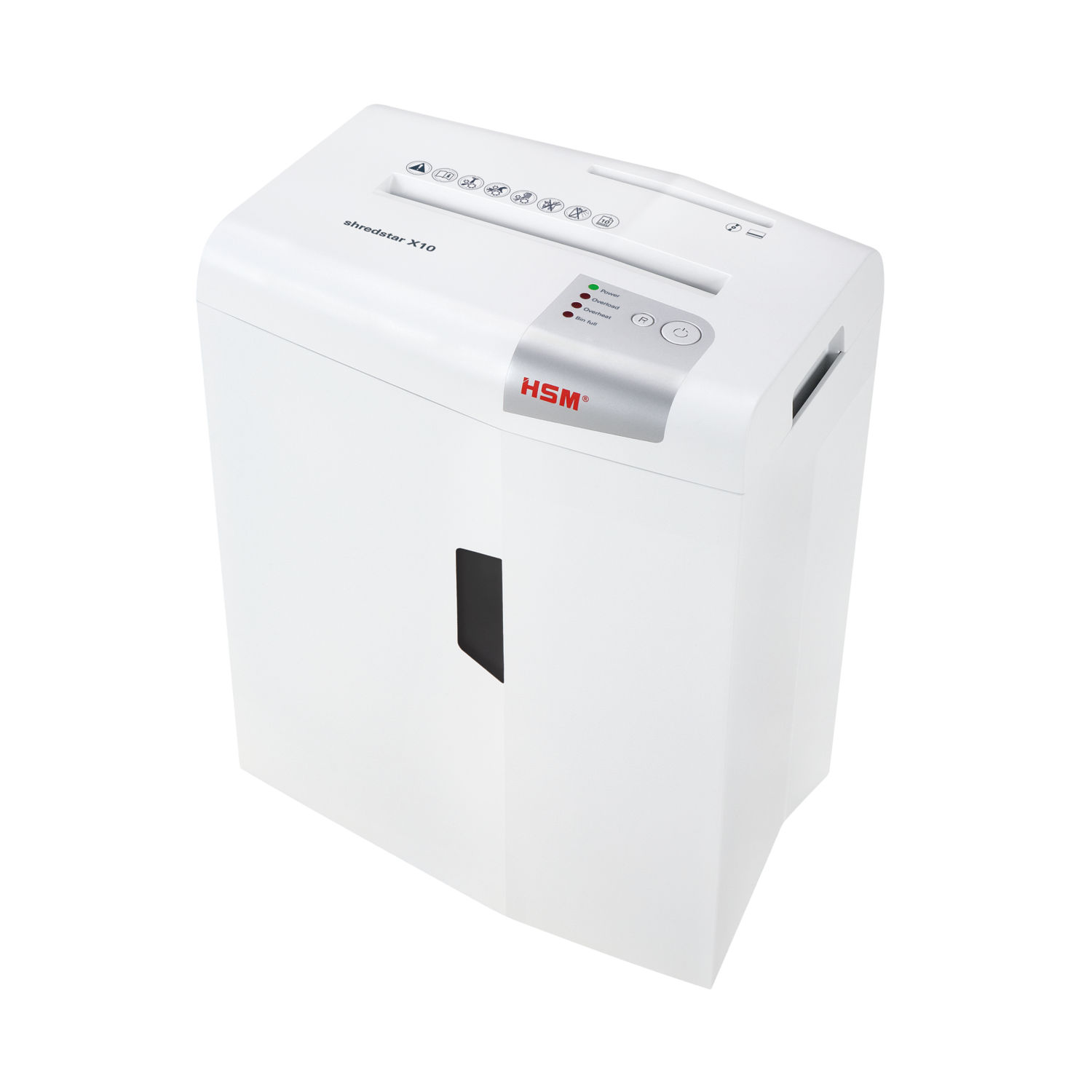 Distrugator documente manual HSM ShredStar X10, 10 coli, cross cut (4.5 x 30mm), securitate 4