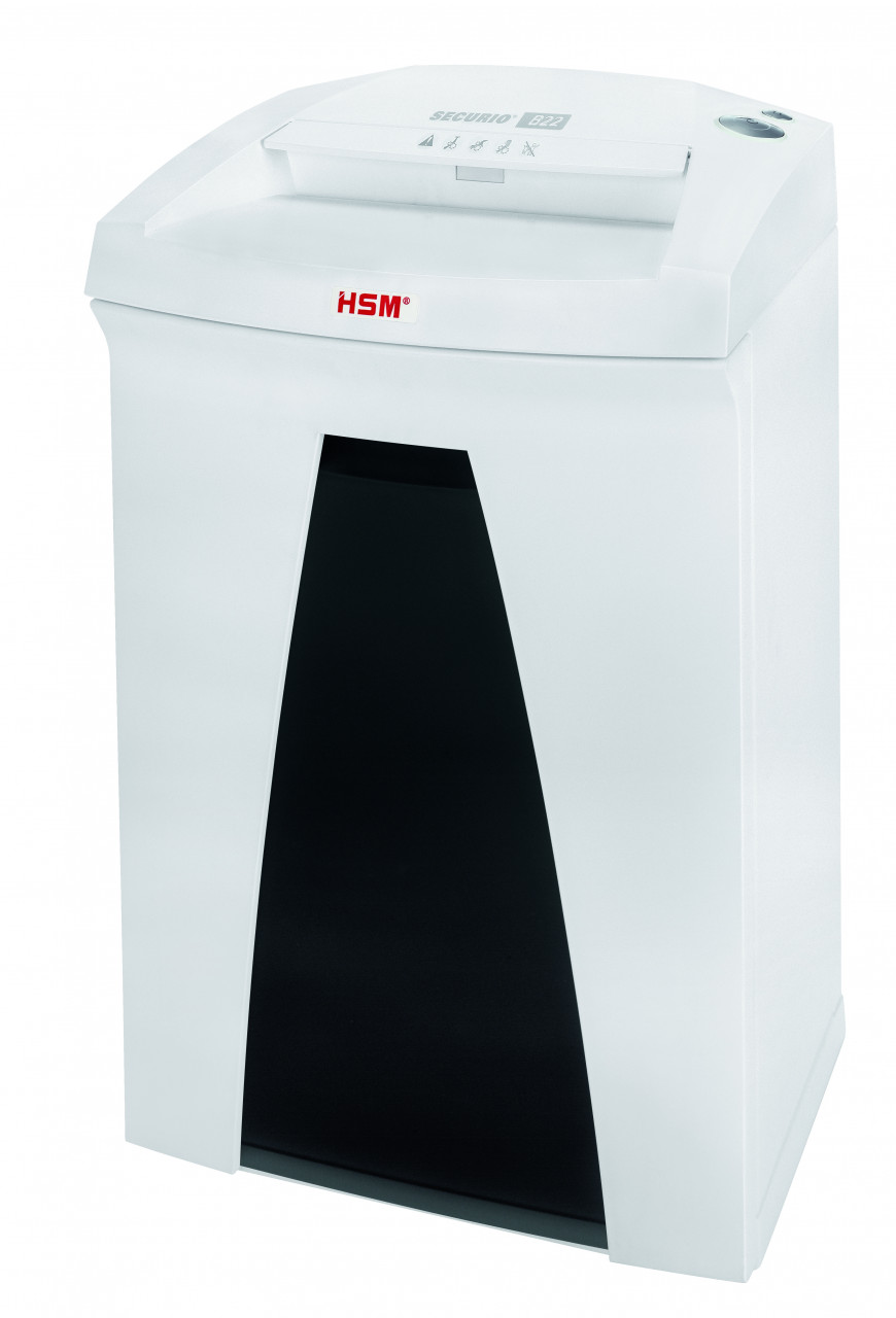 Distrugator documente manual HSM Securio B22, 17-19 coli, fasie (5.8 mm), securitate 2