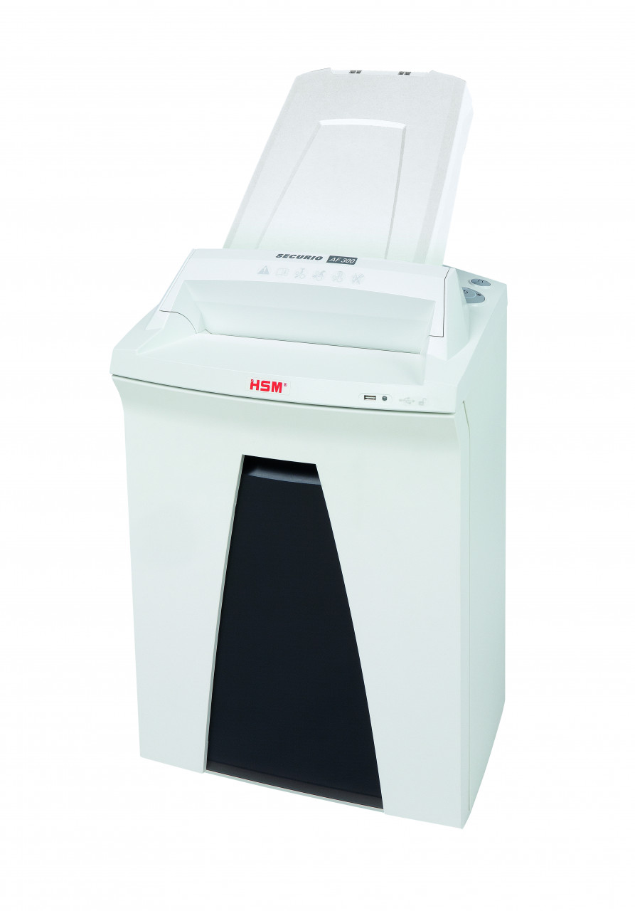 Distrugator documente automat HSM Securio AF300, 6 coli, cross cut (0.78 x 11mm), securitate 6