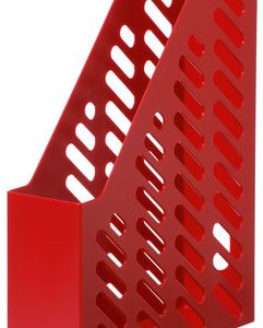 Suport vertical plastic pentru cataloage HAN Klassik - rosu