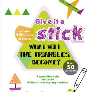 Carte creativa Stick"n Triangle - triunghiuri neon asortate