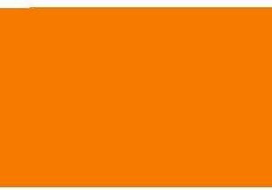 Separatoare carton pentru biblioraft, 180 g/mp, 105 x 240 mm, 100/set, KANGARO - orange