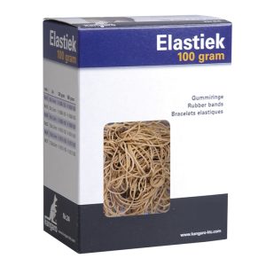 Elastice pentru bani, 100g/cutie, D 90 x 1,5mm, KANGARO