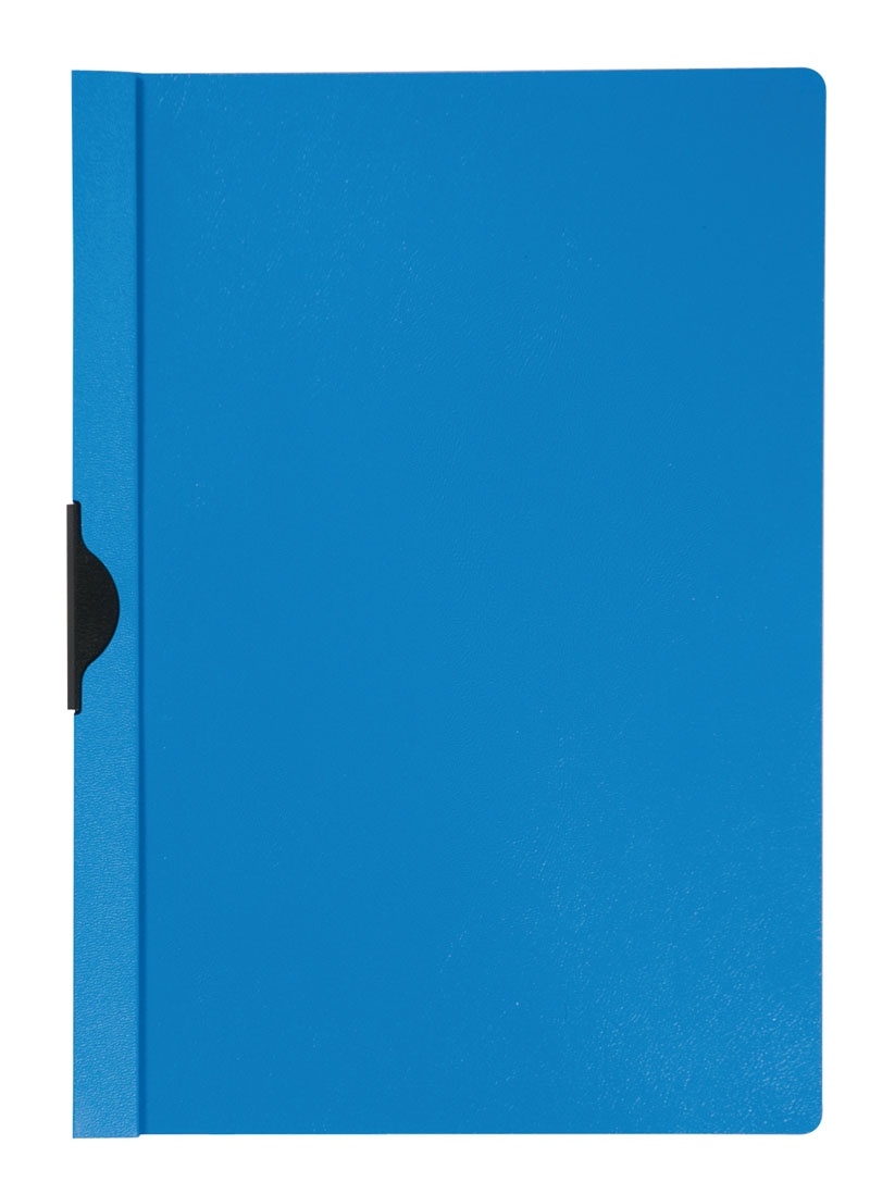 Dosar din plastic cu clema metalica Q-Connect - albastru