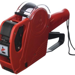 Aparat pentru etichete de preturi 21 x 12 mm, 8 caractere, 1 rand, Q-Connect - rosu