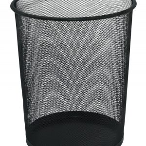 Cos metalic Mesh, pentru hartii, 19 litri, Q-Connect - negru