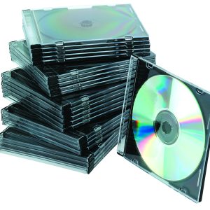 Carcasa slim pentru CD/DVD, 25 buc/set, Q-Connect